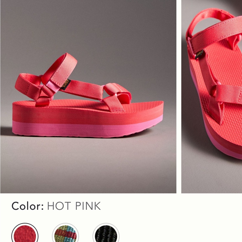 Teva Pink Minimalist Sandals